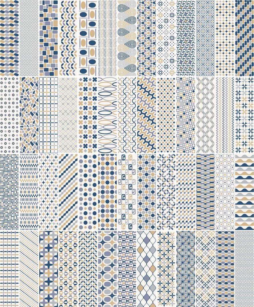 Sant'Agostino Decorline Patternbrick Multi Cold 7.3x30 ID 405074