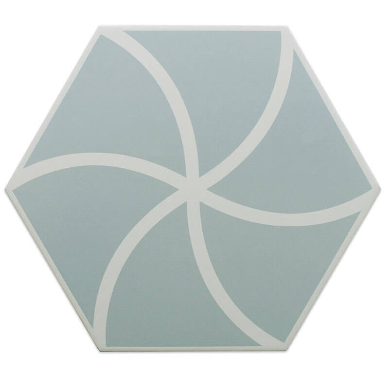 DNA Tiles Fancy Waves Blue 20x23 ID 468698 - 1