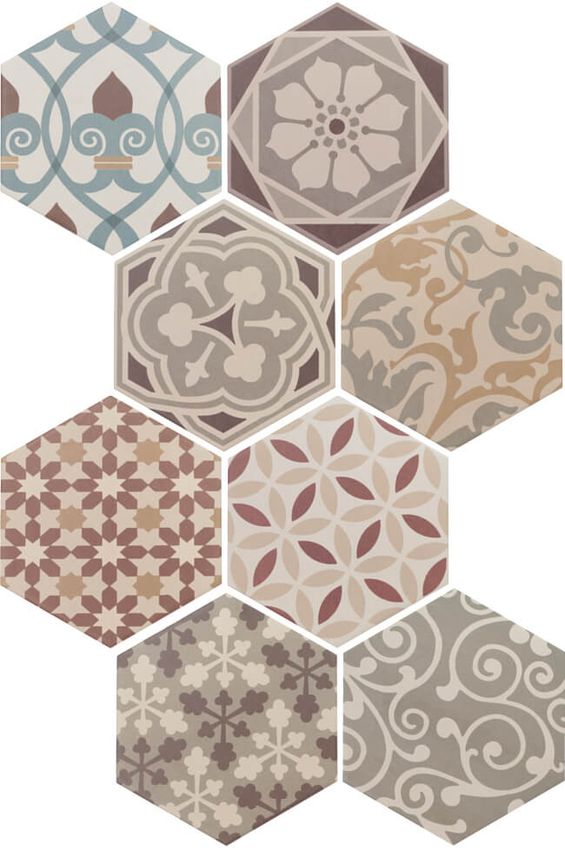 Equipe Hexatile Harmony Colours 17.5x20 ID 375557 - 1