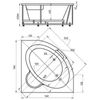 Акриловая ванна Aquatek Калипсо - 4