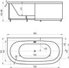 Акриловая ванна Aquatek Морфей