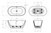 Акриловая ванна BelBagno Uno - 5