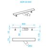 Душевой трап RGW Shower Drain SDR-20B