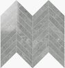 Мозаика Chevron Grigio Imperiale Lapp. 24,7Х30