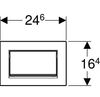Кнопка смыва Geberit Sigma 30