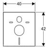 Звукоизолирующий комплект Geberit для подвесного унитаза