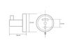 Крючок для ванной Bemeta Graphit
