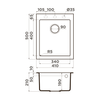 Кухонная мойка Omoikiri Bosen 41A-WH Artceramic/белый