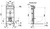 Система инсталляции для унитаза Laufen Lis