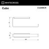 Полотенцедержатель Whitecross Cubo, хром