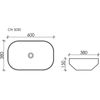 Раковина накладная Ceramica Nova Element Белый Глянцевый - 6