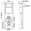 Система инсталляции для унитазов Berges Atom 410 - 8