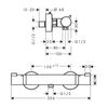 Смеситель для душа Hansgrohe Ecostat Comfort