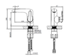 Смеситель для раковины AltroBagno Squalo