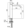 Смеситель для раковины Cisal Xion