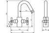Смеситель для раковины Damixa Neo Classic - 5