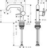 Смеситель для раковины Hansgrohe Tecturis S - 5