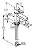 Смеситель для раковины Kludi Zenta - 4