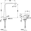 Смеситель для раковины Duravit D.1