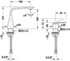 Смеситель для раковины Duravit D.1