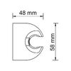 Смеситель для ванны с душем WasserKRAFT Rossel - 10