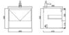 Тумба с раковиной Orans BC-0903-600 - 7