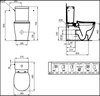 Унитаз напольный Ideal Standard Connect Cube - 4